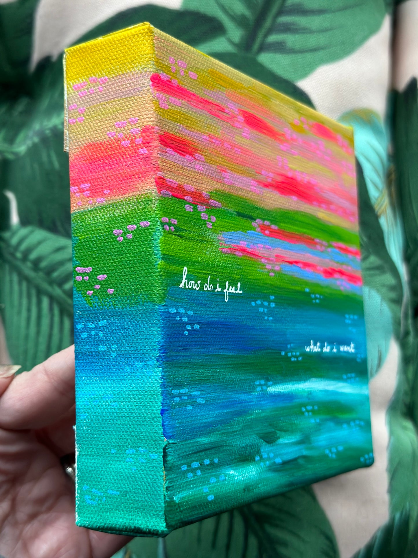 Feel & Want - 6x6in 3D Canvas