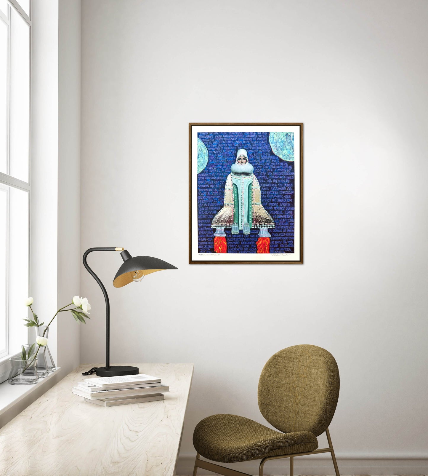 “Putting on My Spacesuit” Giclée Fine Art Print 8x10in or 4x5in