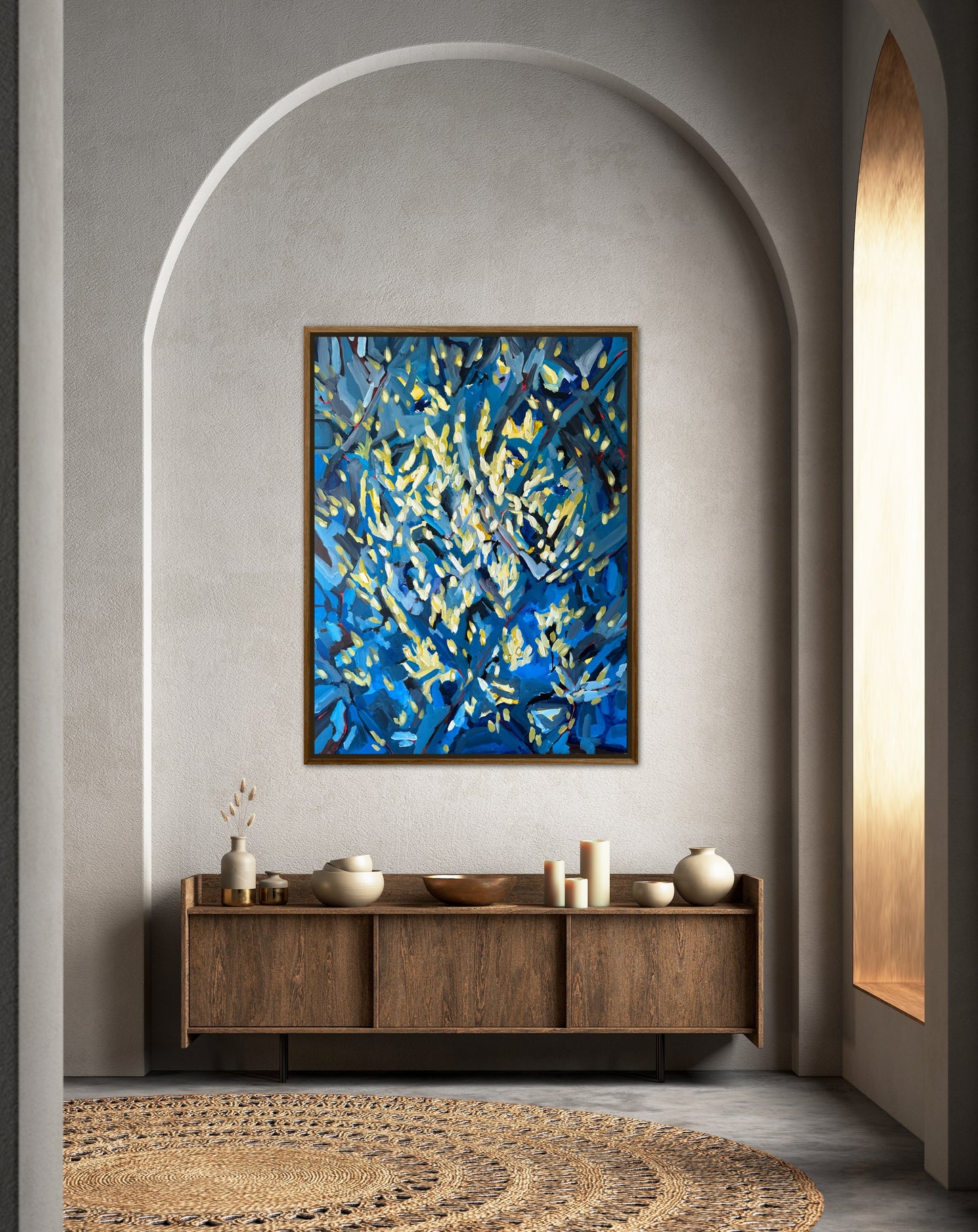 The Light Within; 36x48in Acrylic on Canvas Framed