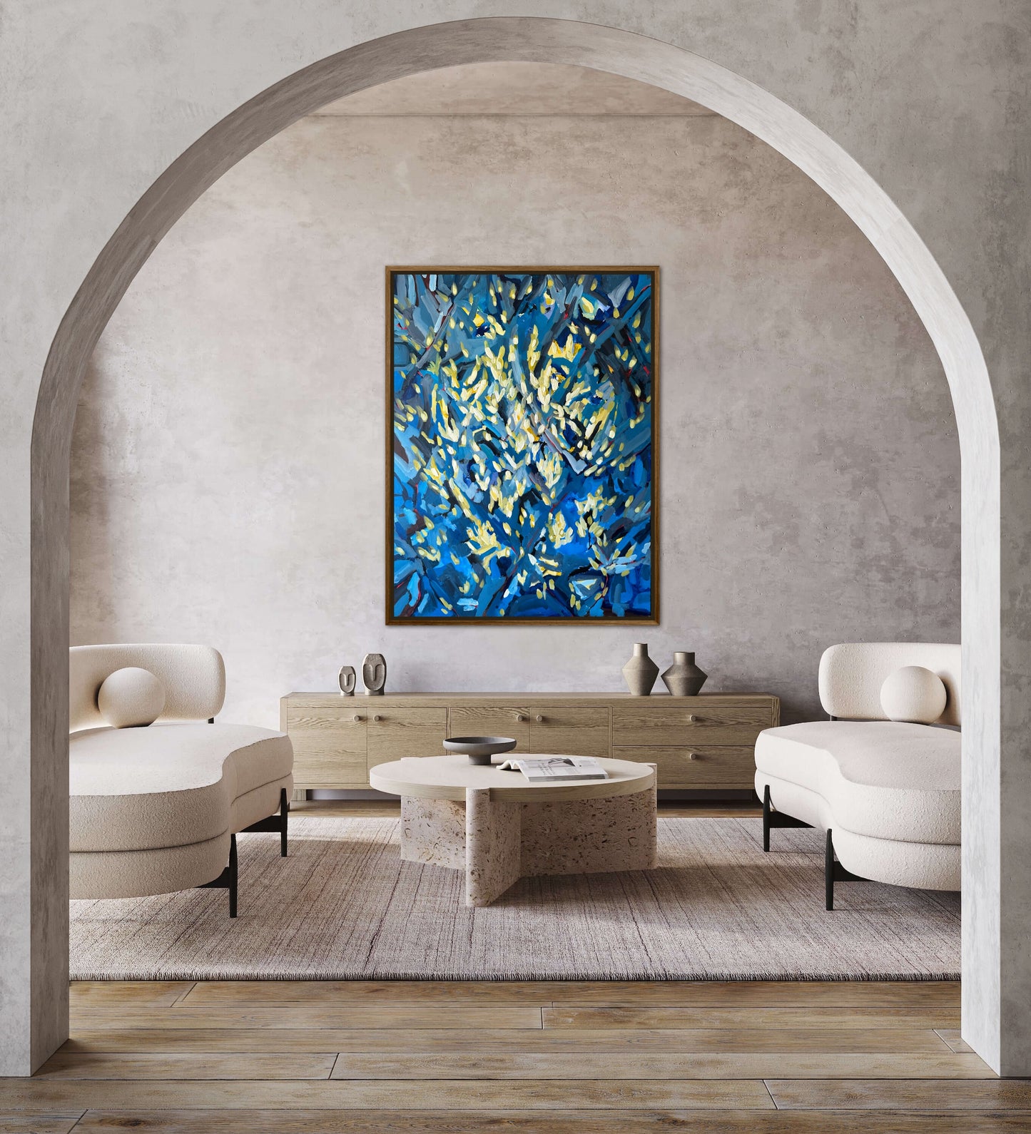 The Light Within; 36x48in Acrylic on Canvas Framed