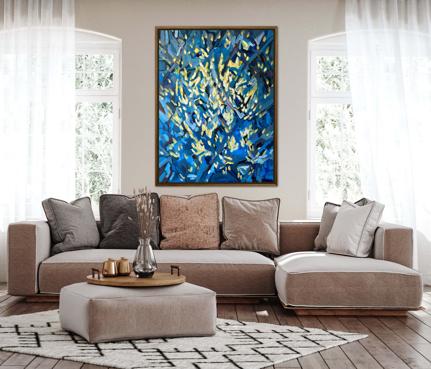 The Light Within; 36x48in Acrylic on Canvas Framed