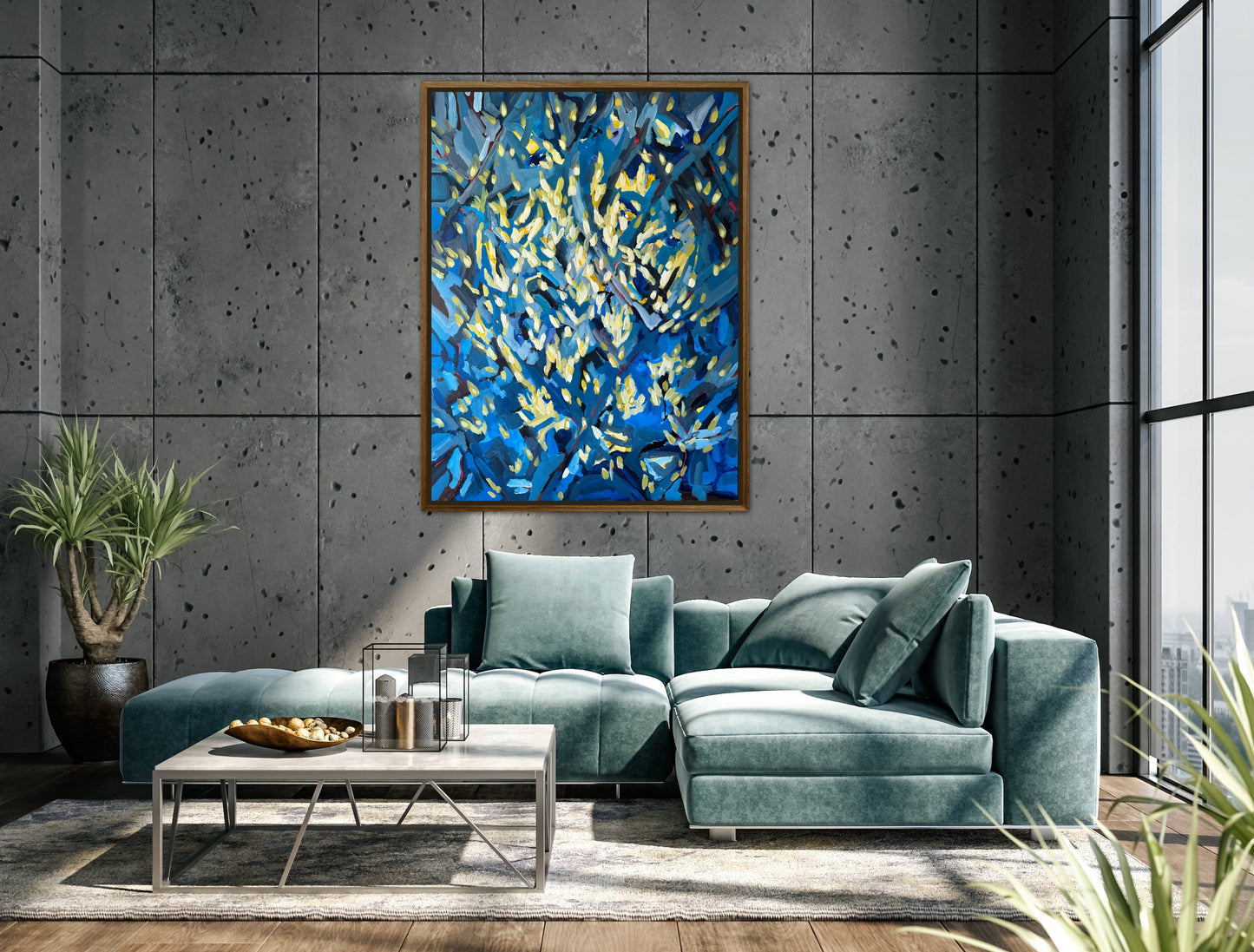 The Light Within; 36x48in Acrylic on Canvas Framed