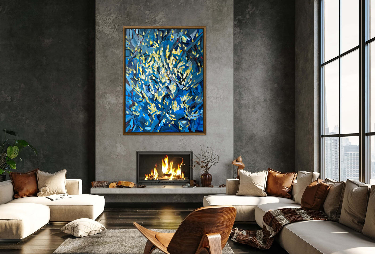 The Light Within; 36x48in Acrylic on Canvas Framed